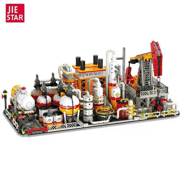 Конструктор нефтяная насосная машина Jie Star Oil Pumping machine инженерный конструктор, нефтяной насос, конструктор для детей и взрослых, 666 деталей 9221 фото