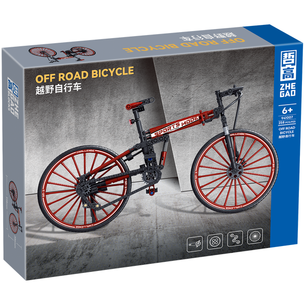Конструктор велосипед OFF-ROAD BICYCLE ZHEGAO спортивний офф- роад , 258 деталей 941007 фото