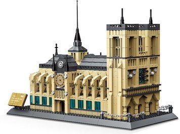 Конструктор 3D Wange Архитектура Собор Парижской Богоматери Notre Dame de Paris 5210 для детей и взрослых, 3Д, 1382 деталей 5210 фото
