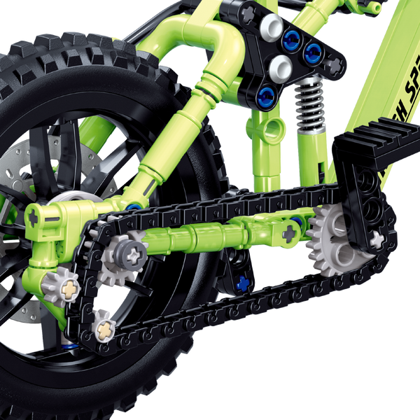 Конструктор велосипед HIGE SPEED BIKE ZHEGAO спортивний швидкісний , 244 деталей 9410243 фото