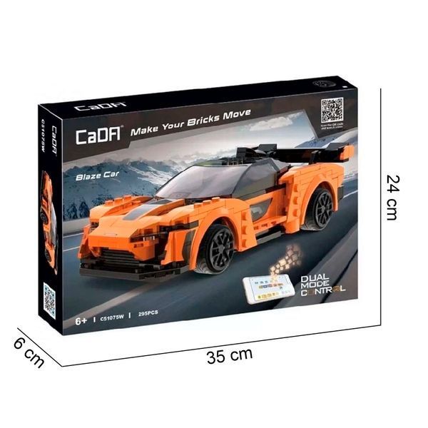 Конструктор дитячий машина на радіокеруванні "Blaze Car" від CADA, 295 деталей C51075W C51075W фото