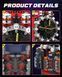 Конструктор механические часы Cyberpunk Mechanical Clock Mould King 10187 часы аккумуляторные, для взрослых и детей, 1601 деталей 10187 фото 4