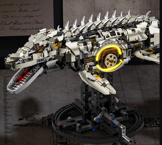 Конструктор динозавр механічний МОЗАЗАВР Mosasaurus Sea Dragon Technical Model , 1413 деталей 13100 фото