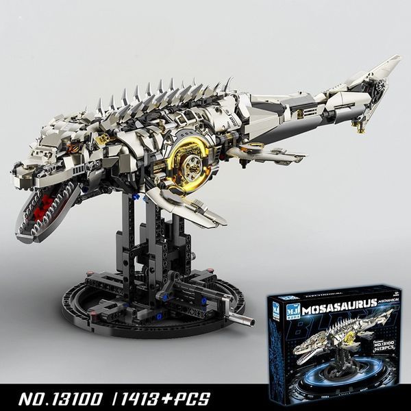 Конструктор динозавр механічний МОЗАЗАВР Mosasaurus Sea Dragon Technical Model , 1413 деталей 13100 фото