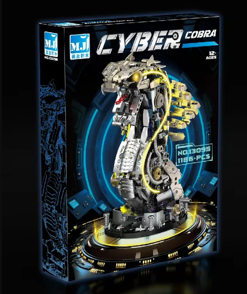 Конструктор кобра змія MJI Mechanical Cobra у стилі Стімпанк змія для дітей та дорослих, 1186 деталей 13095 фото