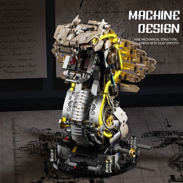 Конструктор кобра змія MJI Mechanical Cobra у стилі Стімпанк змія для дітей та дорослих, 1186 деталей 13095 фото