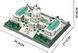 Конструктор 3D Wange Архітектура Капітолій Вашингтон США United States Capitol 5235 для дітей та дорослих,3Д, 1074 деталей 5235 фото 3