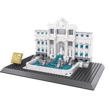 Конструктор Wange Архітектура 3D Фонтан Треві Fontana di Trevi-Rome 4212 дитячий 688 деталей 4212 фото