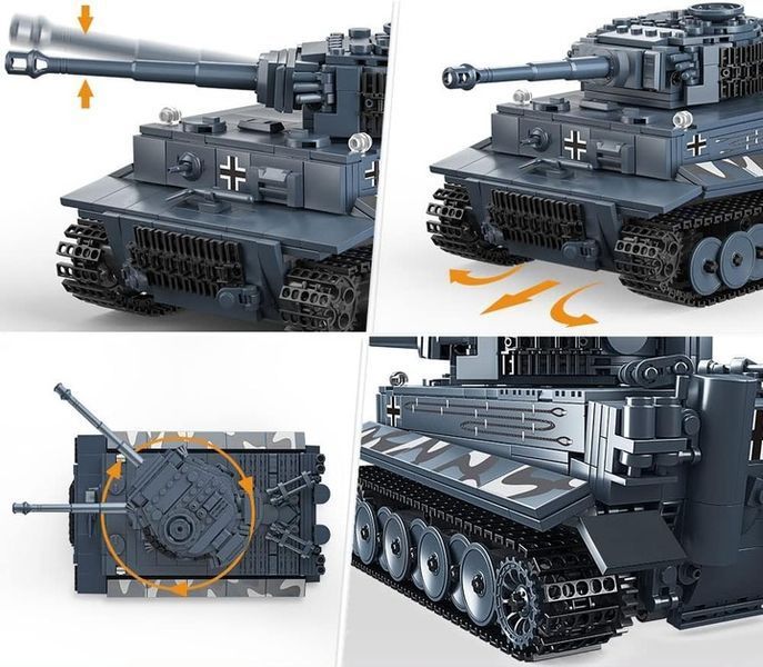 Конструктор танк ТИГР Tiger Tank Mould King Technik 20014, для дорослих та дітей, 800 деталей 20014 фото