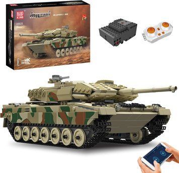 Конструктор танк ЛЕОПАРД LEOPARD 2 Tank Mould King Technik 20020, для взрослых и детей, 1091 деталь 20020 фото