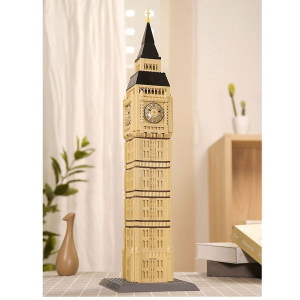 Конструктор Wange 3D Архитектура Биг-Бен Elizabeth Tower 5216 для детей и взрослых, 1666 деталей 5216 фото