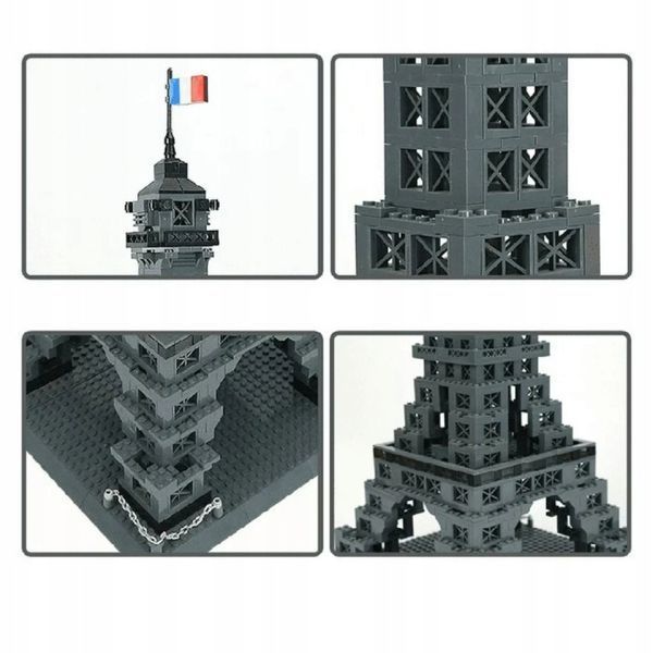 Конструктор Ейфелева вежа Wange 3D Архітектура The Eiffel Tower 5217 Париж 3Д, 978 деталей 5217 фото