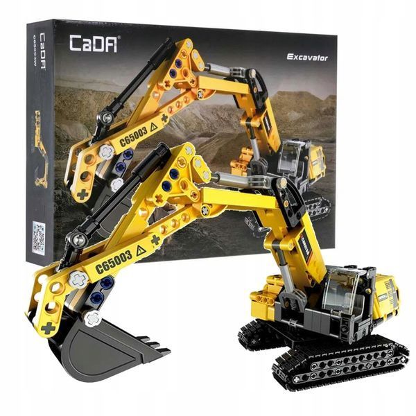 Конструктор машина строительная техника "ЭКСКАВАТОР " CADA , 467 деталей C65003W C65003W фото