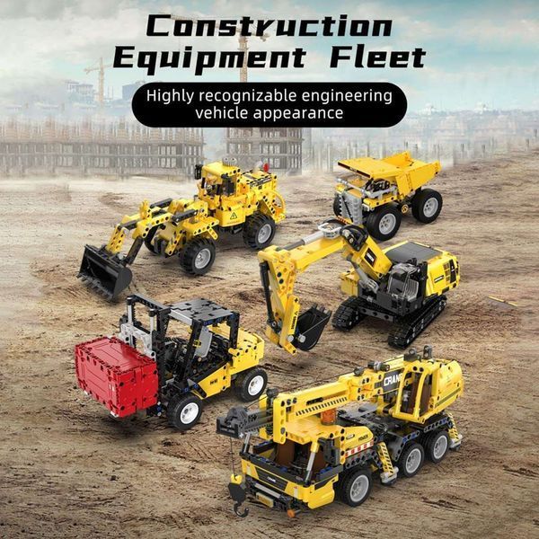 Конструктор машина строительная техника "ЭКСКАВАТОР " CADA , 467 деталей C65003W C65003W фото