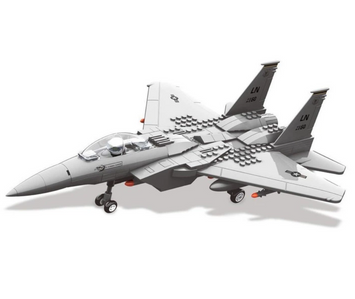 Конструктор Wange Истребитель F-15 Eagle Fighter военная техника авиация самолет ,262 детали 4004 фото