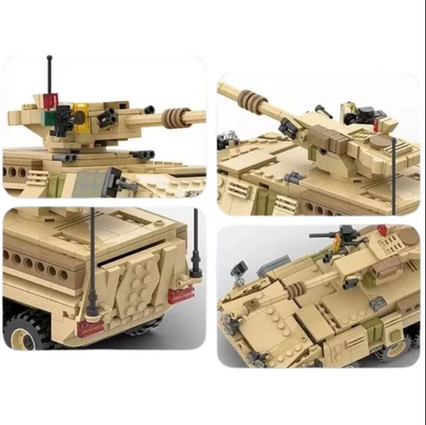 Конструктор WANGE бронированная машина Страйкер Stryker 3513 военная техника мобильная самоходная пушка , 458 деталей 3513 фото