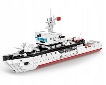 Конструктор Wange военный корабль Type 081 минный тральщик &ndash; детский конструктор, военная техника, 380 деталей 3523 фото