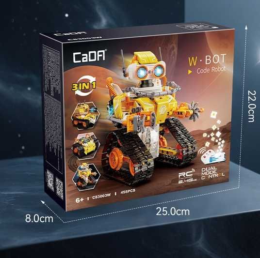 Конструктор робот программируемый STEM-робот 3 в 1 Robot W - bot