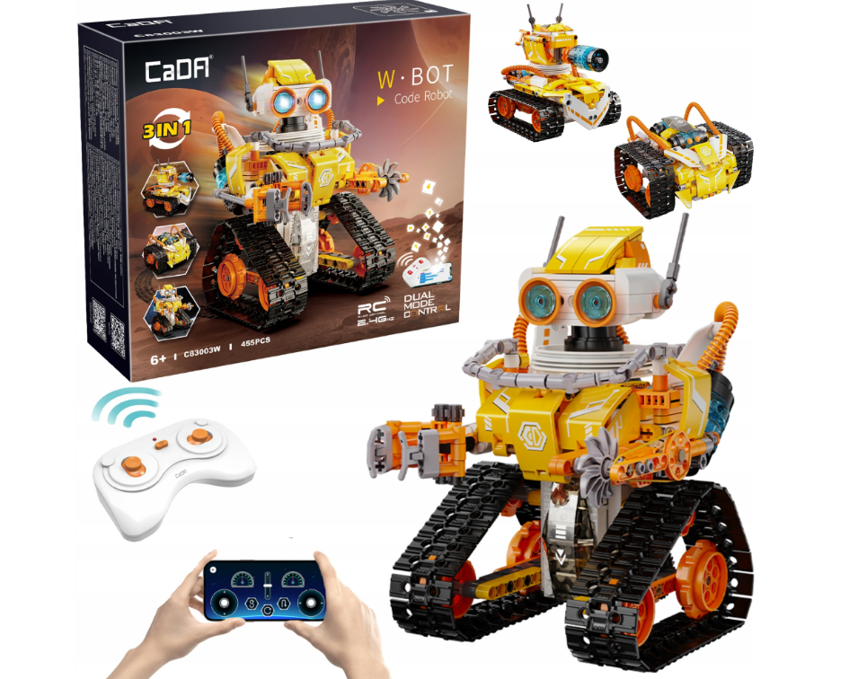 Конструктор робот программируемый STEM-робот 3 в 1 Robot W - bot