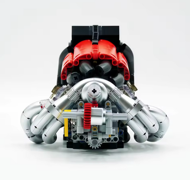 Конструктор двигатель STR13 FORMULA ONE V6 Engine Mould King моторизованный детский мотор, 980 деталей 10188 фото