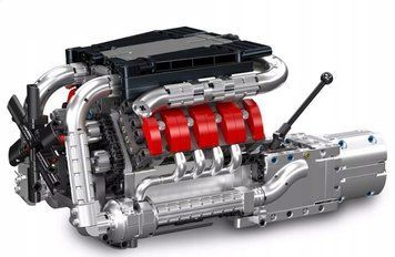 Конструктор двигатель Mercedes-Benz V8 Mould King моторизированный для детей и взрослых мотор, 1169 деталей 10203 фото