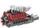 Конструктор двигун V12 Naturally Aspirated Engine Ferrari Mould King моторизований дитячий мотор, 1366 деталей 10210 фото 1