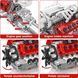 Конструктор двигун V12 Naturally Aspirated Engine Ferrari Mould King моторизований дитячий мотор, 1366 деталей 10210 фото 4