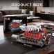 Конструктор двигун V12 Naturally Aspirated Engine Ferrari Mould King моторизований дитячий мотор, 1366 деталей 10210 фото 8