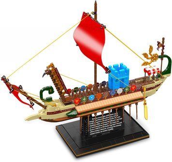 Конструктор корабль римская галера &laquo;Roman Imperium Warship&raquo; MOULD KING, 1466 деталей 10156 фото