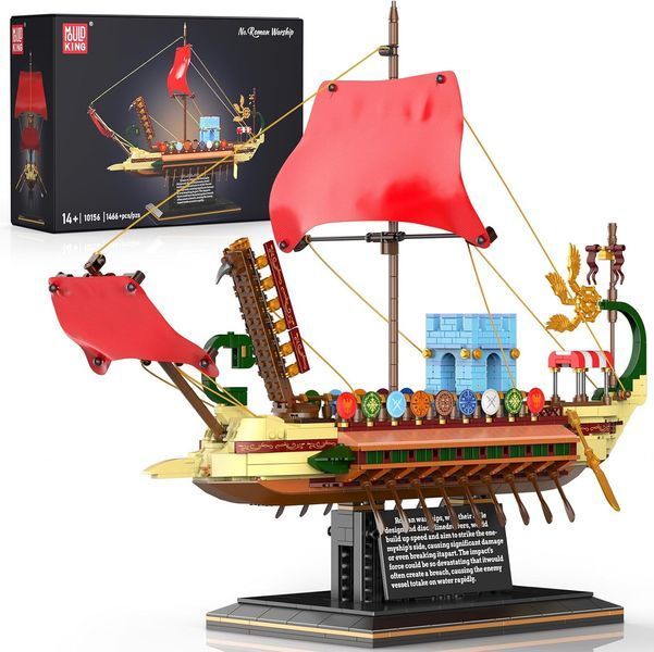 Конструктор корабль римская галера &laquo;Roman Imperium Warship&raquo; MOULD KING, 1466 деталей 10156 фото