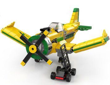 Конструктор самолет &laquo;Brazilian Propeller Racing Aircraft&raquo; Mould King бразильский пропеллерный гоночный , 562 детали 24060 фото