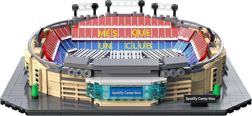 Конструктор стадіон Cada Fc Barcelona Camp Nou Spotify Barca La Liga стадіон Барселони для дітей та дорослих, 728 деталей 66023 фото