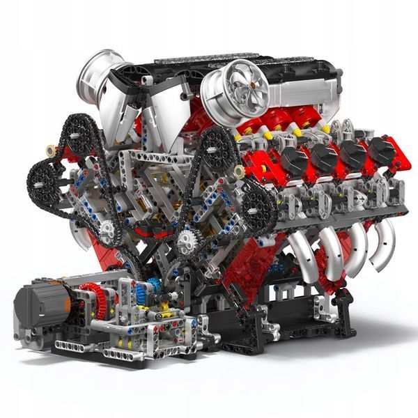 Конструктор двигатель TECHNIC "ДВИГАТЕЛЬ V8" F488 от Mould King для детей и взрослых , 2718 деталей 10130 фото