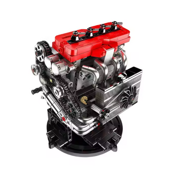 Конструктор двигатель Mitsubishi 4G63T Turbocharged Inline-Four Engine L4 Mould King 10235 моторизованный детский мотор, 811 деталей 10235 фото