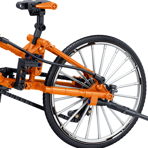 Конструктор велосипед DOWNHILL BIKE ZHEGAO скоростной горный , 253 детали 941006 фото