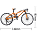 Конструктор велосипед DOWNHILL BIKE ZHEGAO скоростной горный , 253 детали 941006 фото 4
